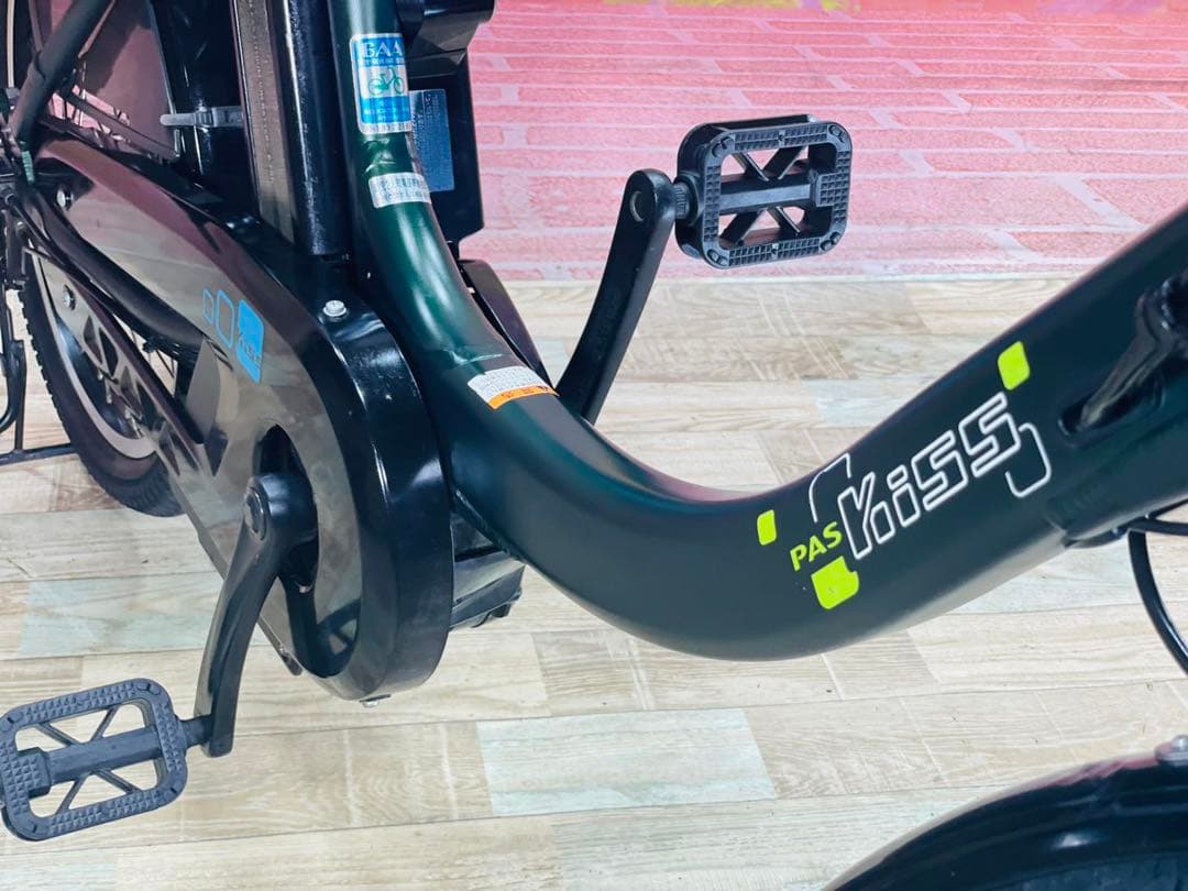 K2116 電動自転車ヤマハ子供乗せ 20インチ グリーン 8.7Ah