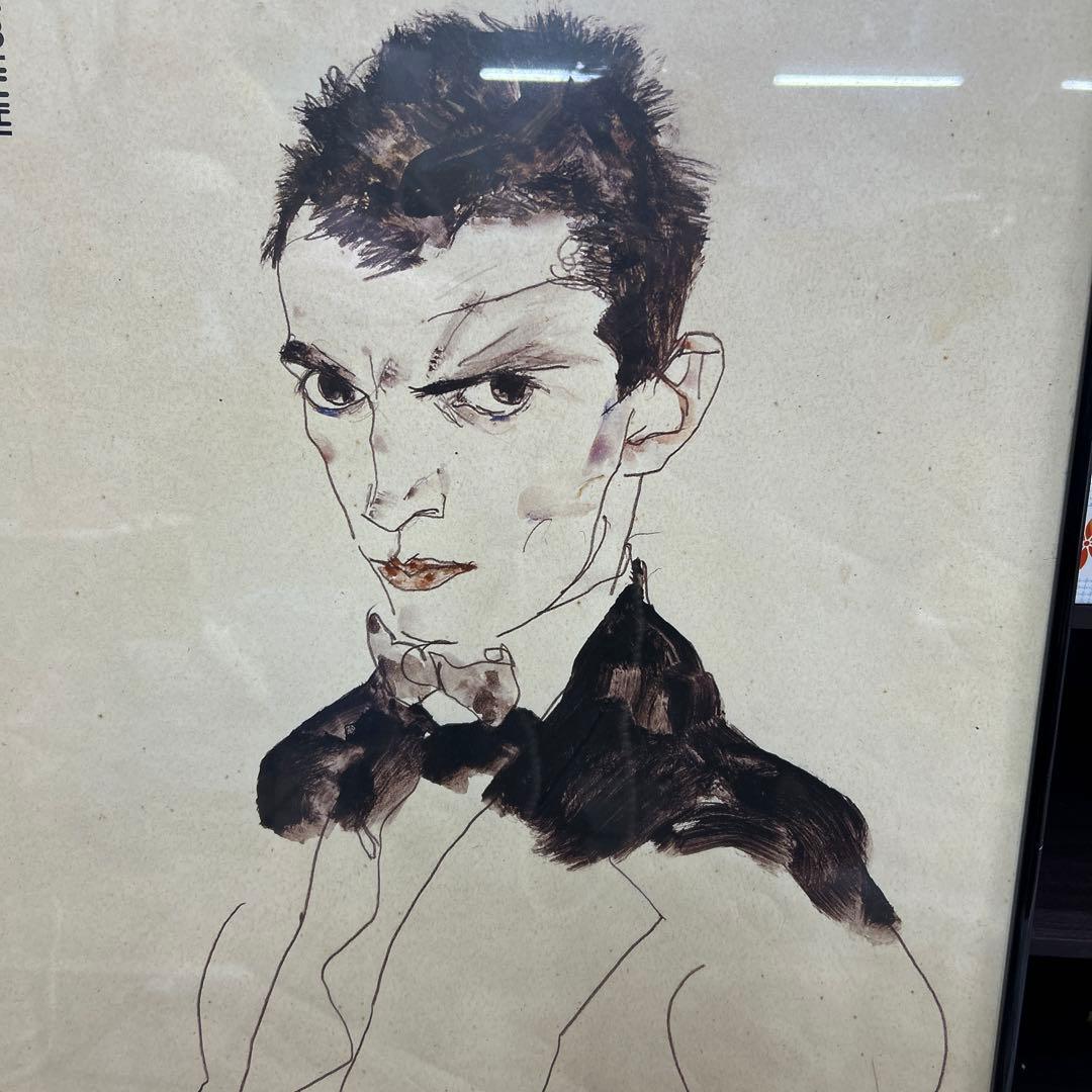 希少　激レア　入手困難　年号　サイン入り　エゴン シーレ