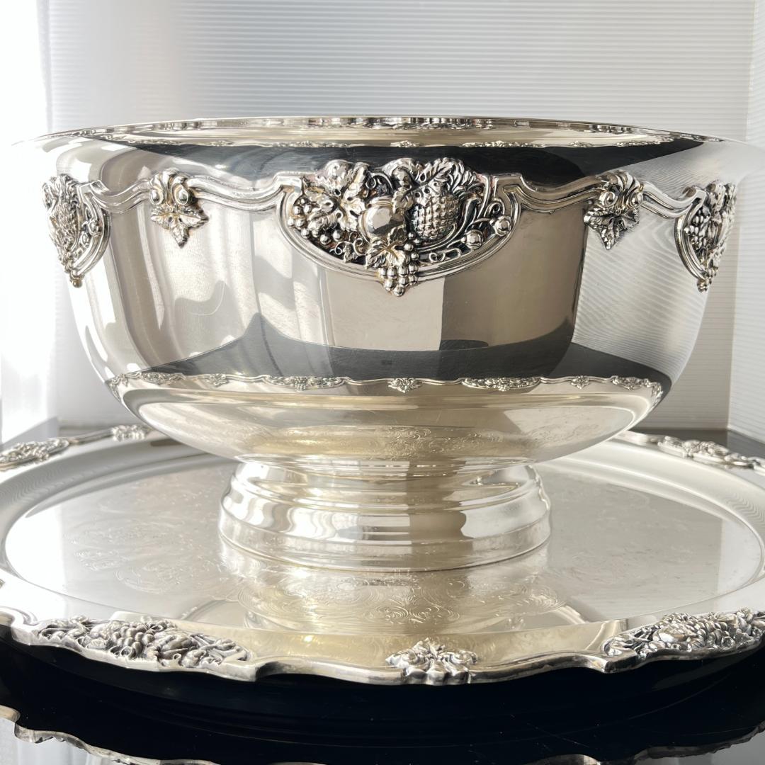 【WALLACE】 果実のパンチボウル / ワインクーラー パンチカップ12個