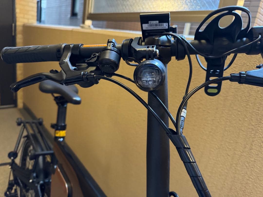 BESV 折りたたみ電動アシスト自転車 20インチ 黒/茶色