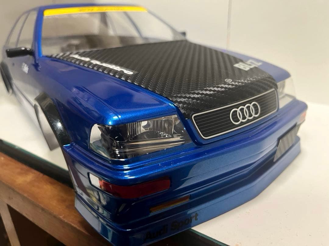 ラジコン タミヤ 1991 アウディV8ツーリング　塗装済みボディのみ