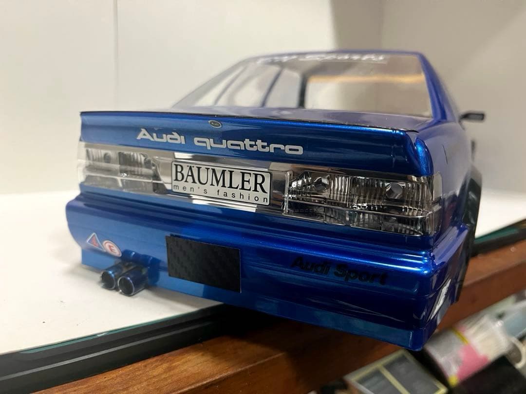 ラジコン タミヤ 1991 アウディV8ツーリング　塗装済みボディのみ