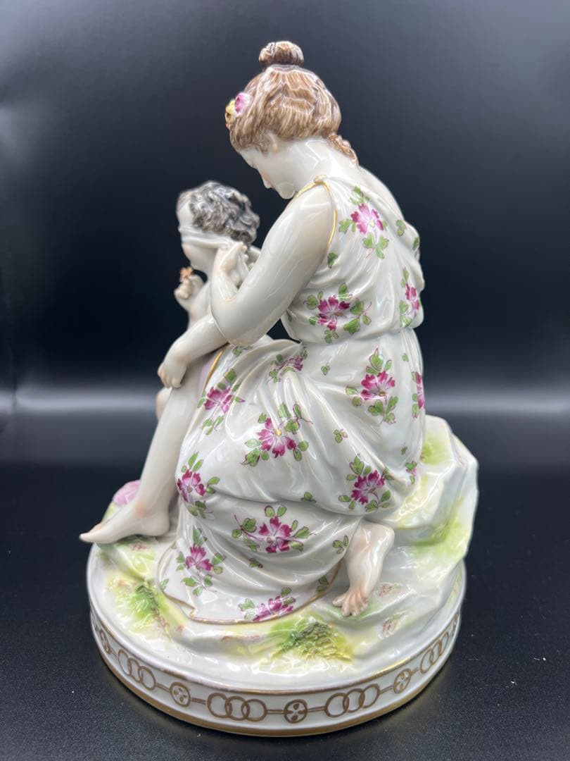 母子像 陶磁器 フィギュア