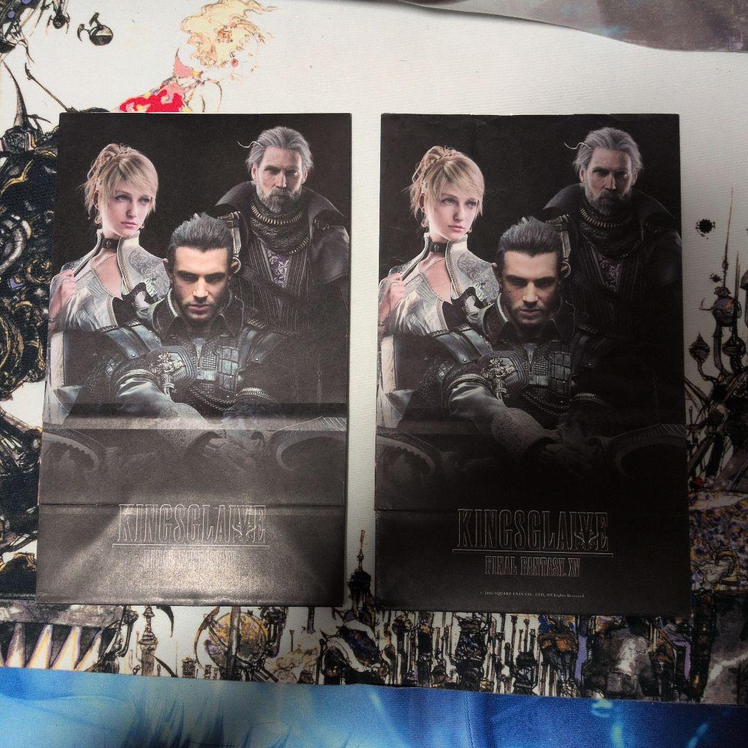 KINGSGLAIVE FFXV オリジナルポップコーン袋＆A5クリアファイル