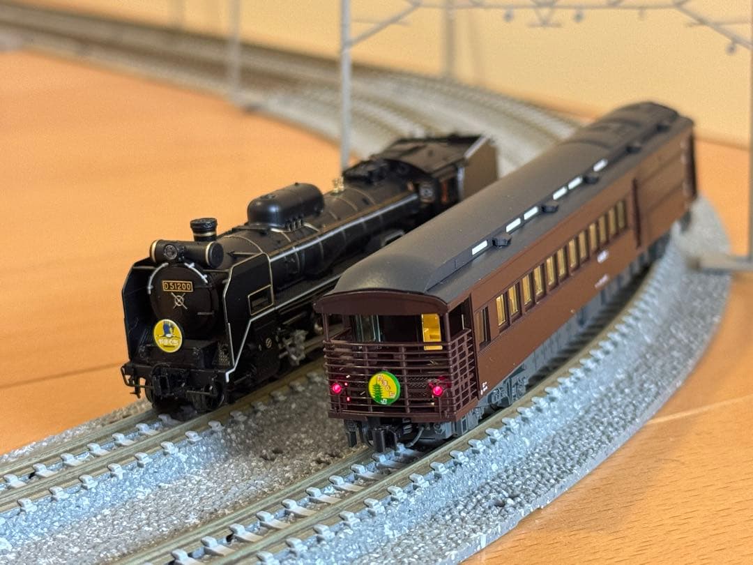 【全車室内灯】KATO 10-1499 D51 200＋35系SL「やまぐち」号