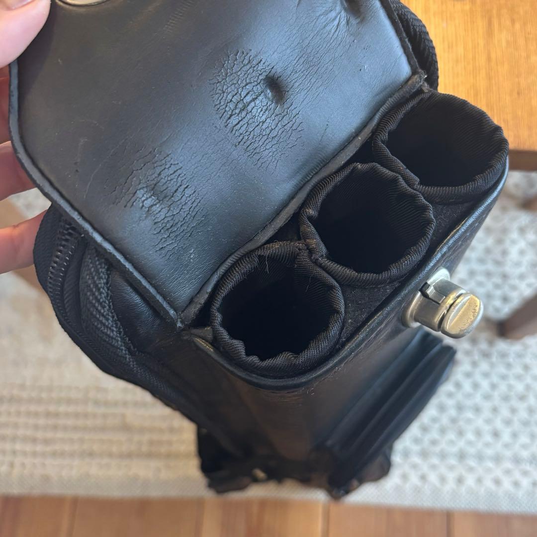 ビリヤードキューケース 黒 キュー付き