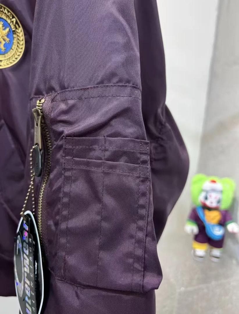 Balenciaga FW25パープル MA-1ジャケット