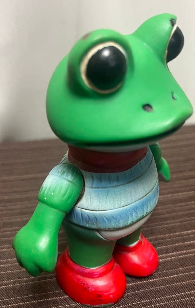 当時物 木馬座のケロヨンのソフビ人形