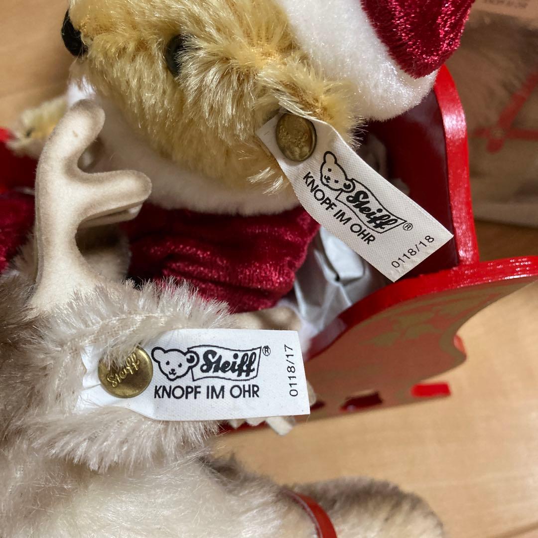 Steiff クリスマスサンタテディベア