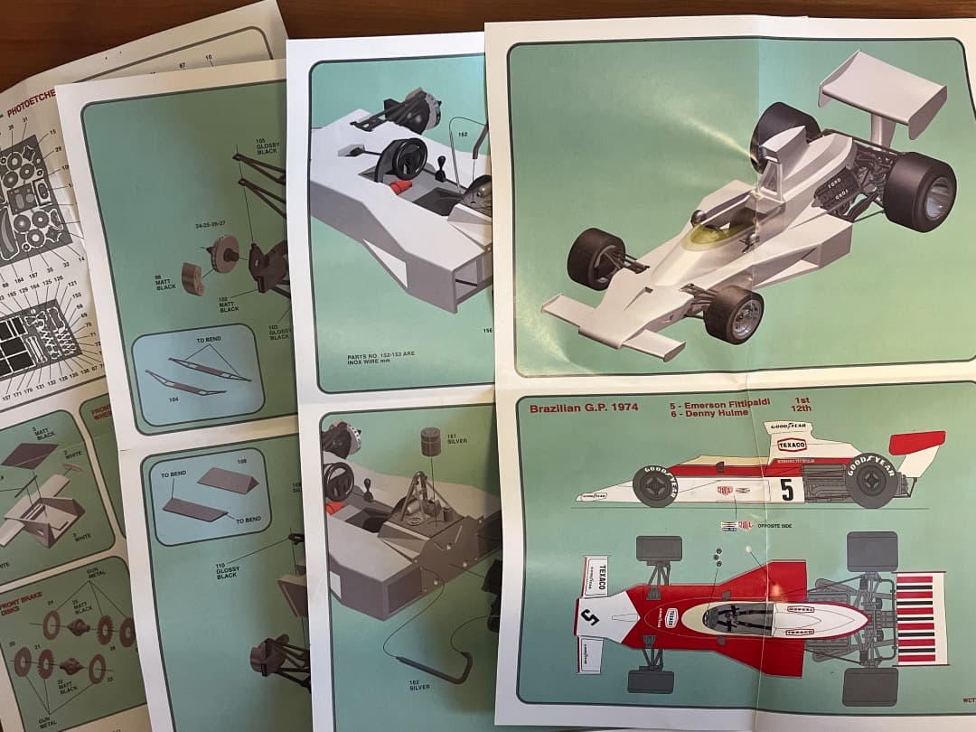 タメオTAMEO 1/43キットWCT74 MCLAREN M23 1974