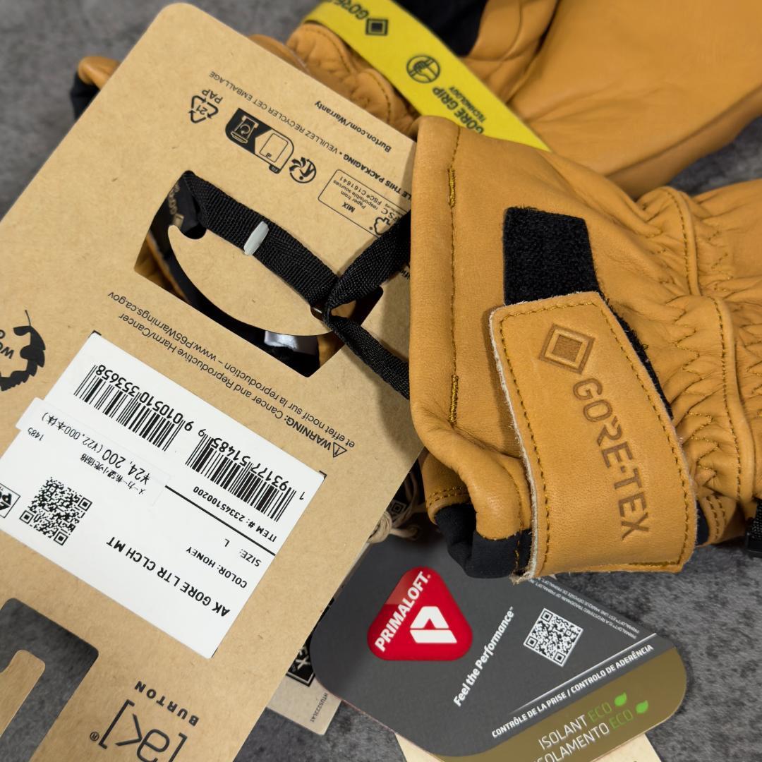 スノーボード グローブ AK BURTON バートンゴアテックス レザー