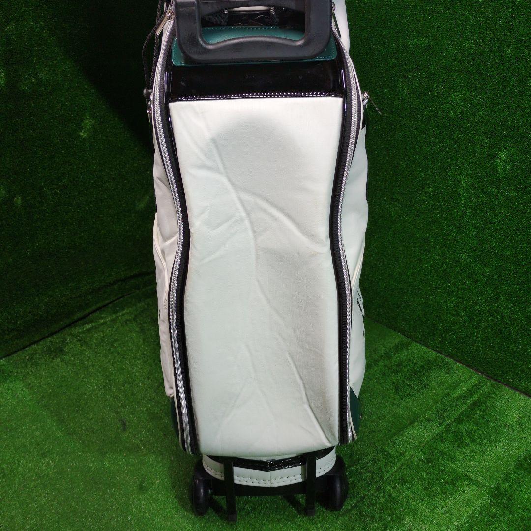 【超美品】TIGORA　キャスター付キャディバッグ　フードカバー付