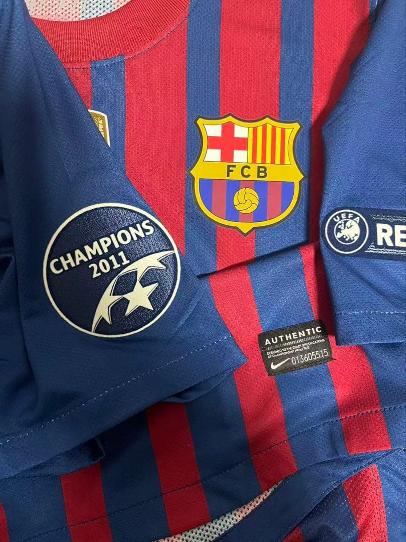 選手支給品バルセロナ メッシ 11/12 UCL ユニフォーム