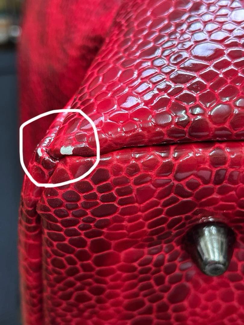 ダンスウィズドラゴン　ボストンバックショルダー付レッド