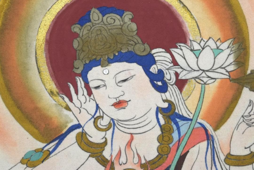 西国 三十三ヶ所/西国三十三箇所霊場集印肉筆掛軸/掛軸/名家伝来/AA-364