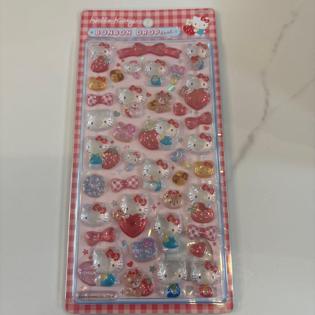 お値下げ中！正規品サンリオボンボンドロップシール全種 mini全種