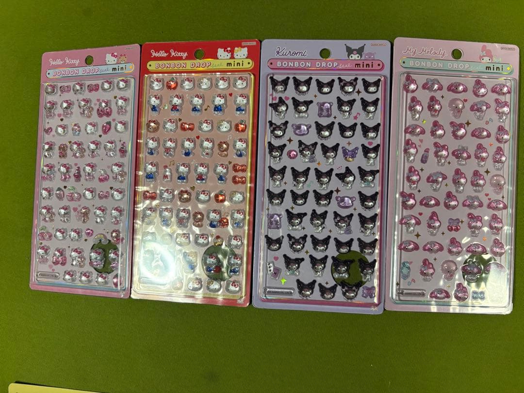 【正規品】ボンボンドロップシール　サンリオ　たまごっち　コットンパフィ　12点