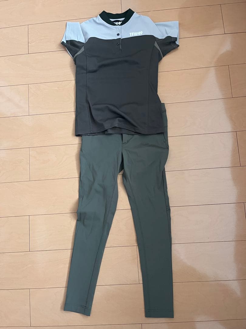 新品未使用　TFW49 レディース　セットアップ　Mサイズ オリーブグリーン