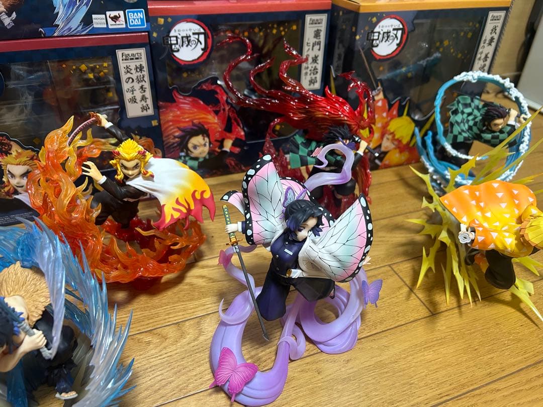 鬼滅の刃　フィギュアーツZERO 5体セット　中古品