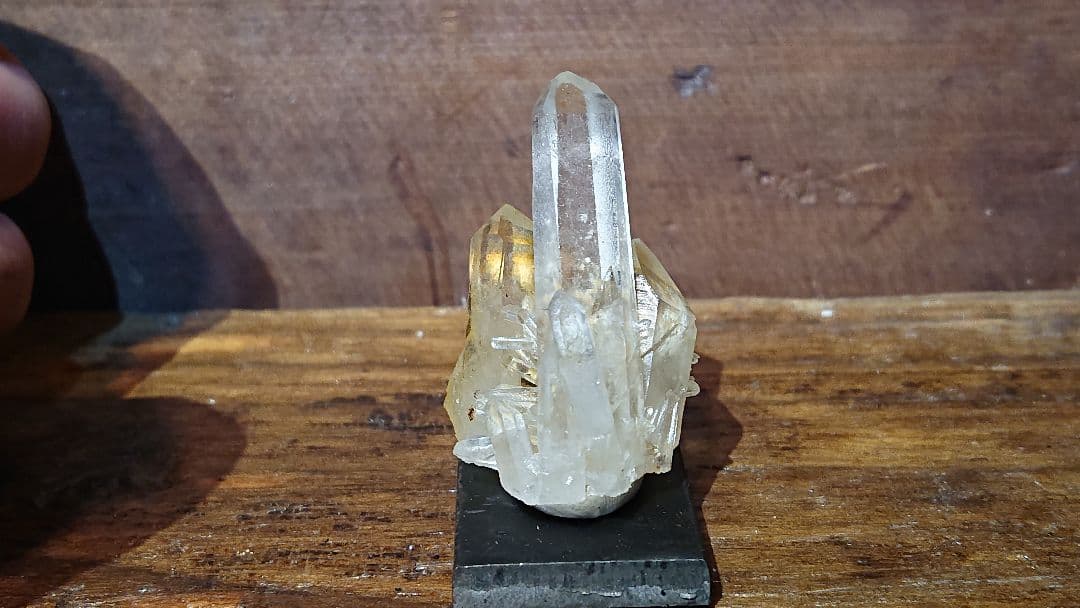 国産水晶のクラスター 希少品 美品