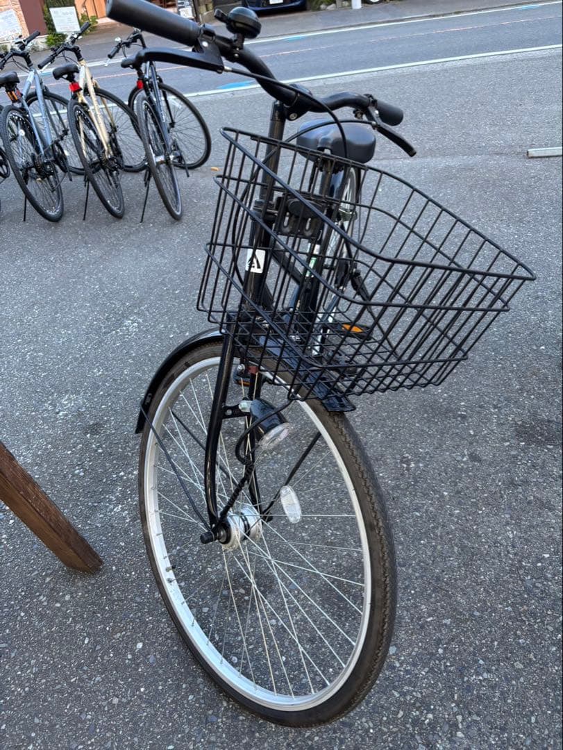 ASAHIの自転車　26インチ　黒色