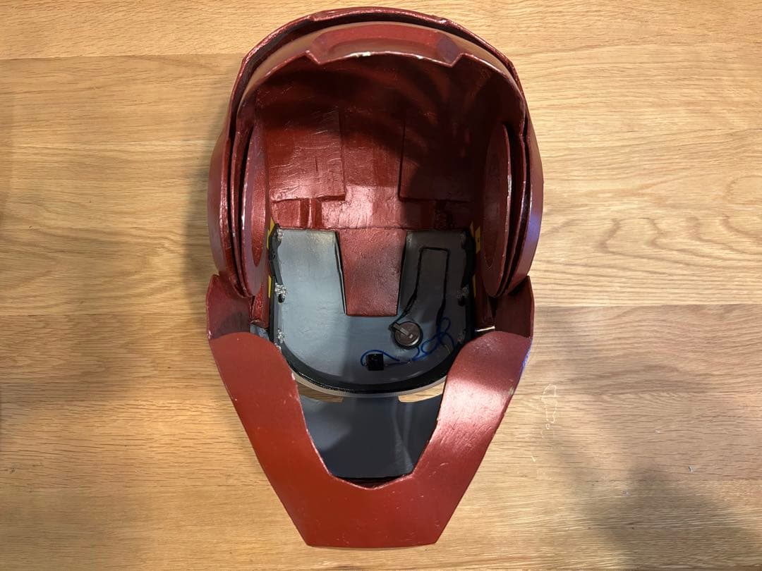 【自作品】アイアンマンヘルメット マーク3 LEDライト付き マーベル