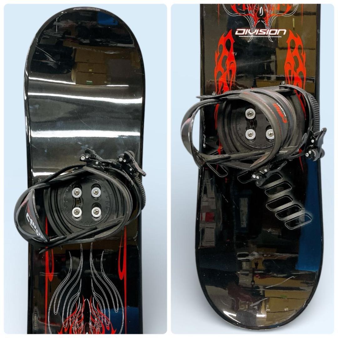 【3点セット】ジュニアスノーボード DIVISION 128cm バイン・ブーツ