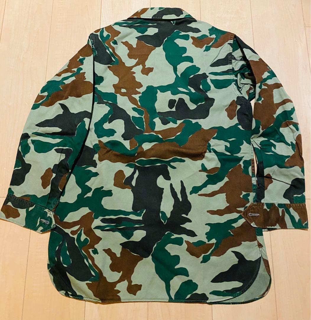 陸上自衛隊 防衛庁共済組合 作業服 3号 迷彩 ミリタリーシャツ