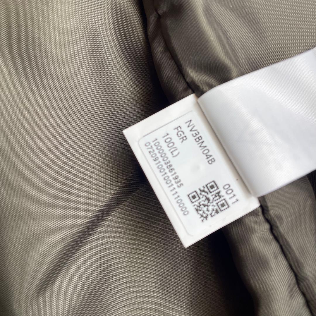 L ノースフェイス迷彩カモフラフィッシングギアメッシュベスト