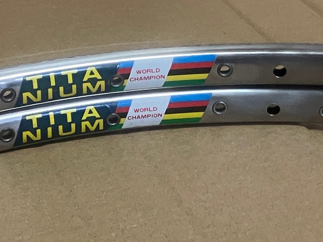 再値下げ 中古 ARAYA GOLD TITACE NJS チタン 競輪 ピスト