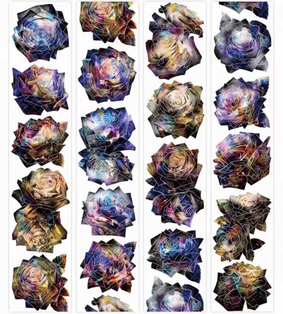 海外 PETテープ マスキングテープ 薔薇