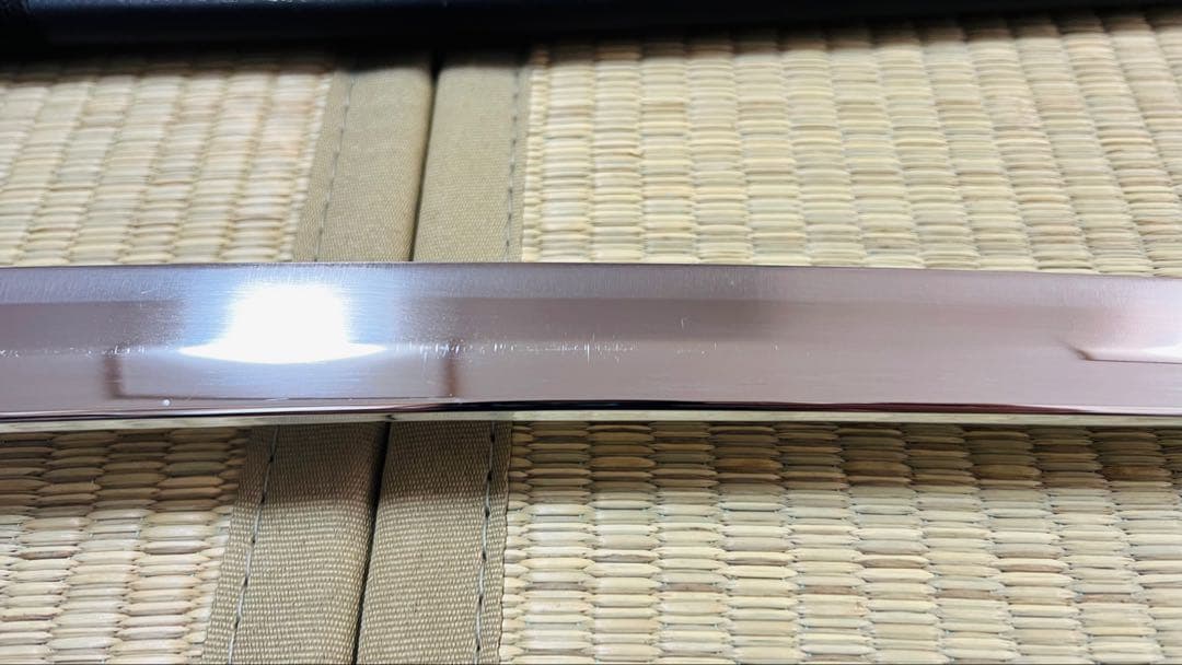 模造刀 太刀 漆黒刀 山本勘助太刀拵え 左文字 石目鞘 龍目貫 251020-1