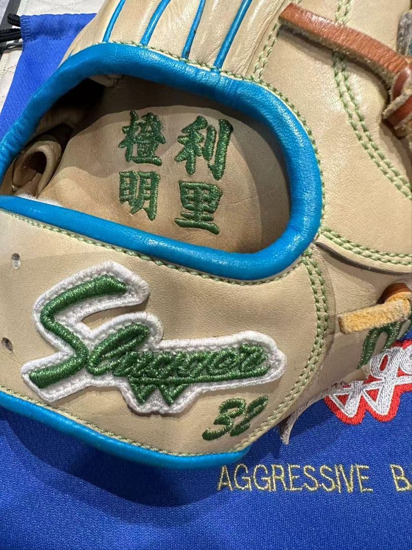 石垣雅海 選手 実使用 グローブ