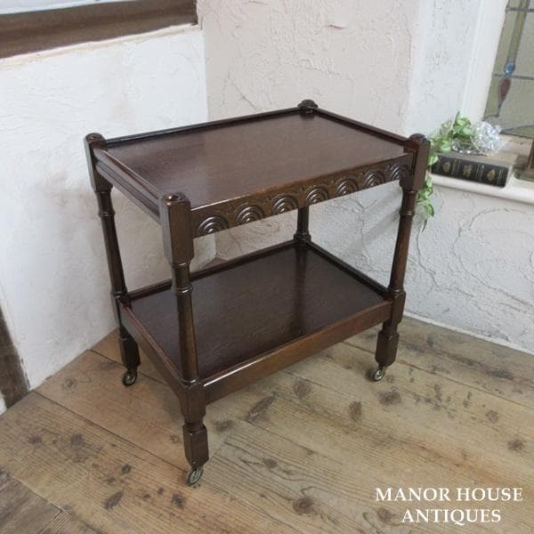 イギリス アンティーク 家具 キッチンワゴン トロリー カフェ 英国 6999d