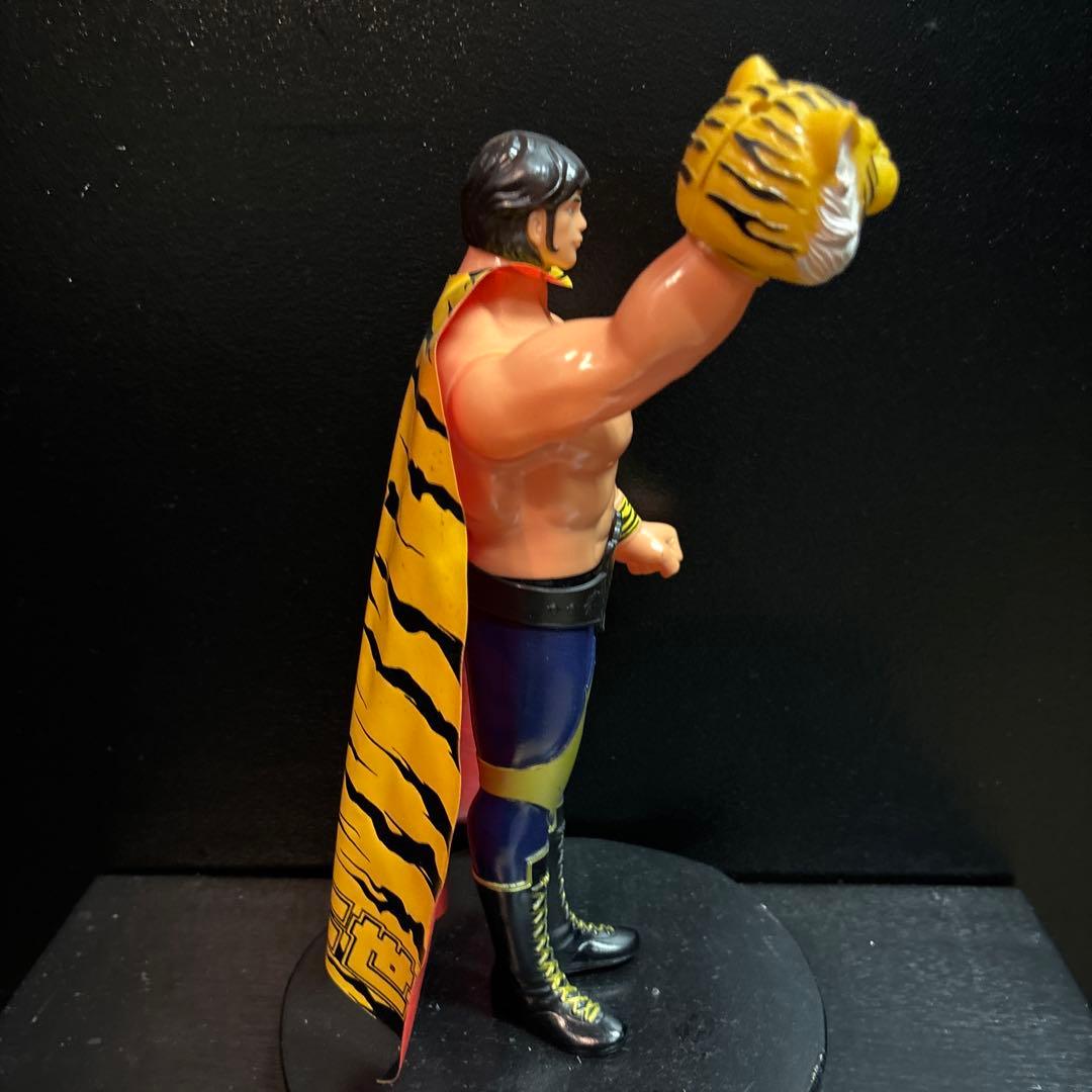 タイガーマスク二世 ソフビ ポピー製 面取れ ビッグサイズ 当時物 極美品