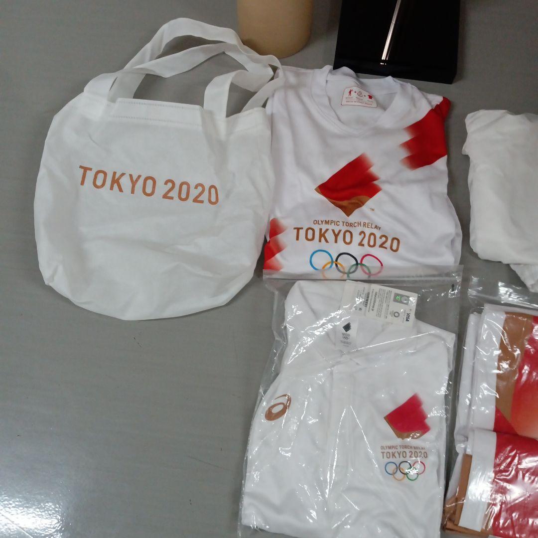 【極美品】東京オリンピック 聖火ランナー トーチ ユニフォーム等 グッズセット付