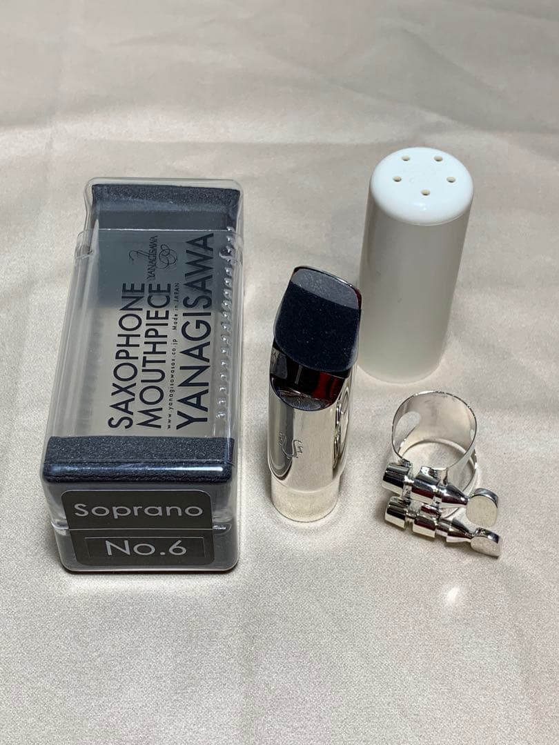 【美品】ヤナギサワ メタル ソプラノサックス用マウスピース 6