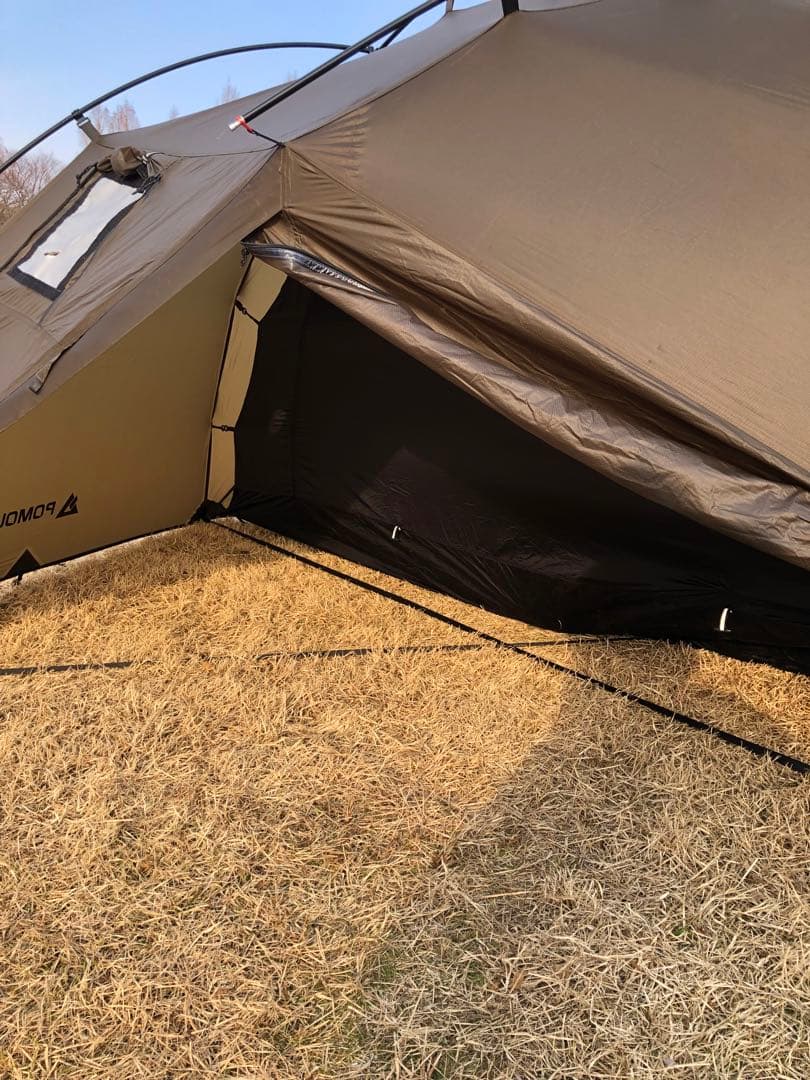 ポモリー　デューンソロ　テント　インナーブラック