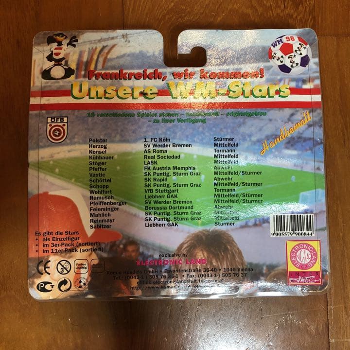 サッカー　ワールドカップ　フィギュア　オーストリア　代表　レア
