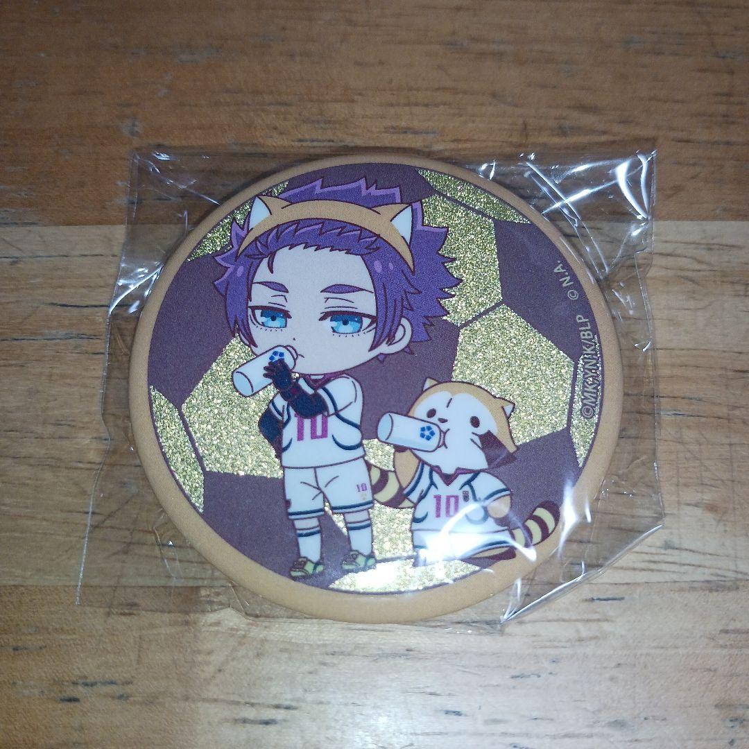 ブルーロック × RASCAL 全16種 グリッター缶バッジ ラスカル ver.