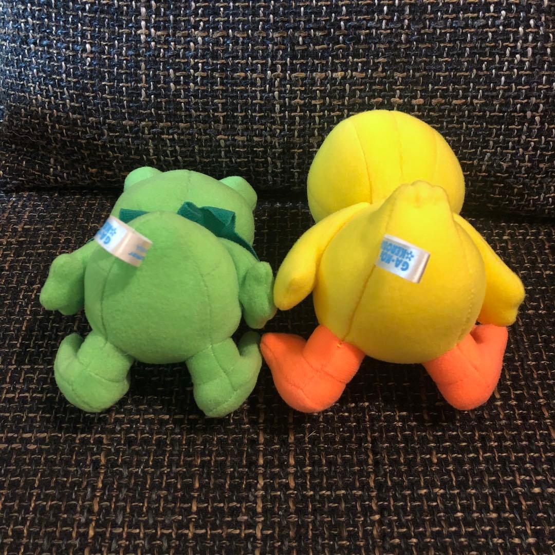 セット　ガーコとケロタン　ぬいぐるみ　レトロ　アヒル　カエル
