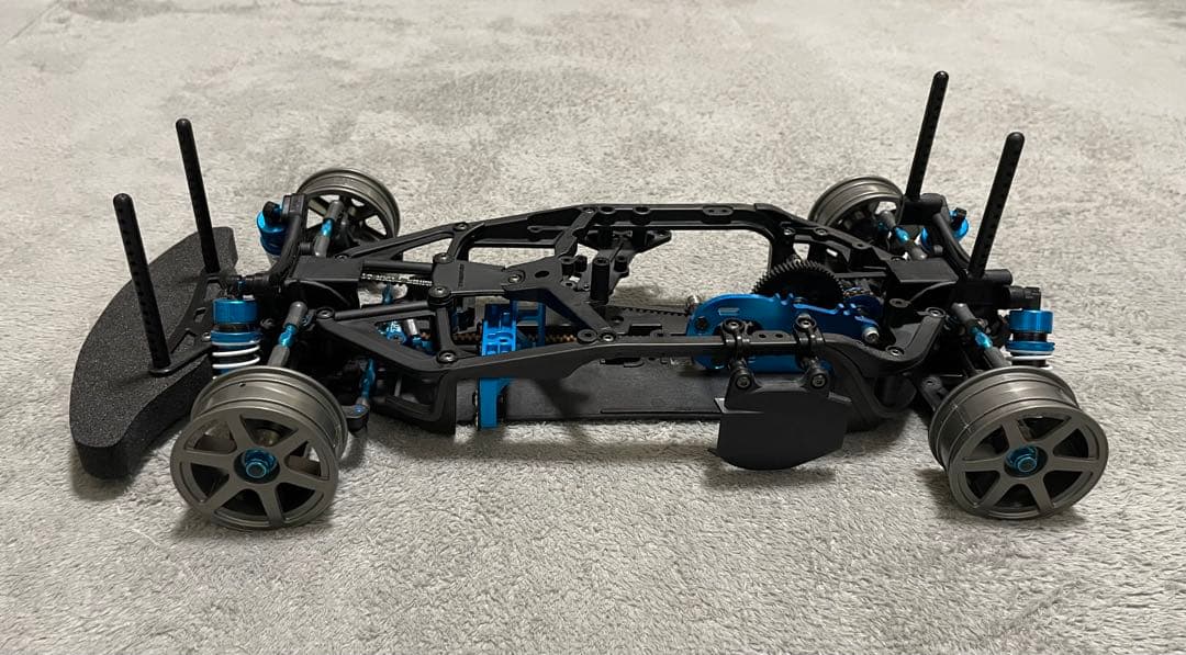 タミヤ TA07 PRO シャーシ　オプション多数　ボディ付　組立済　未走行