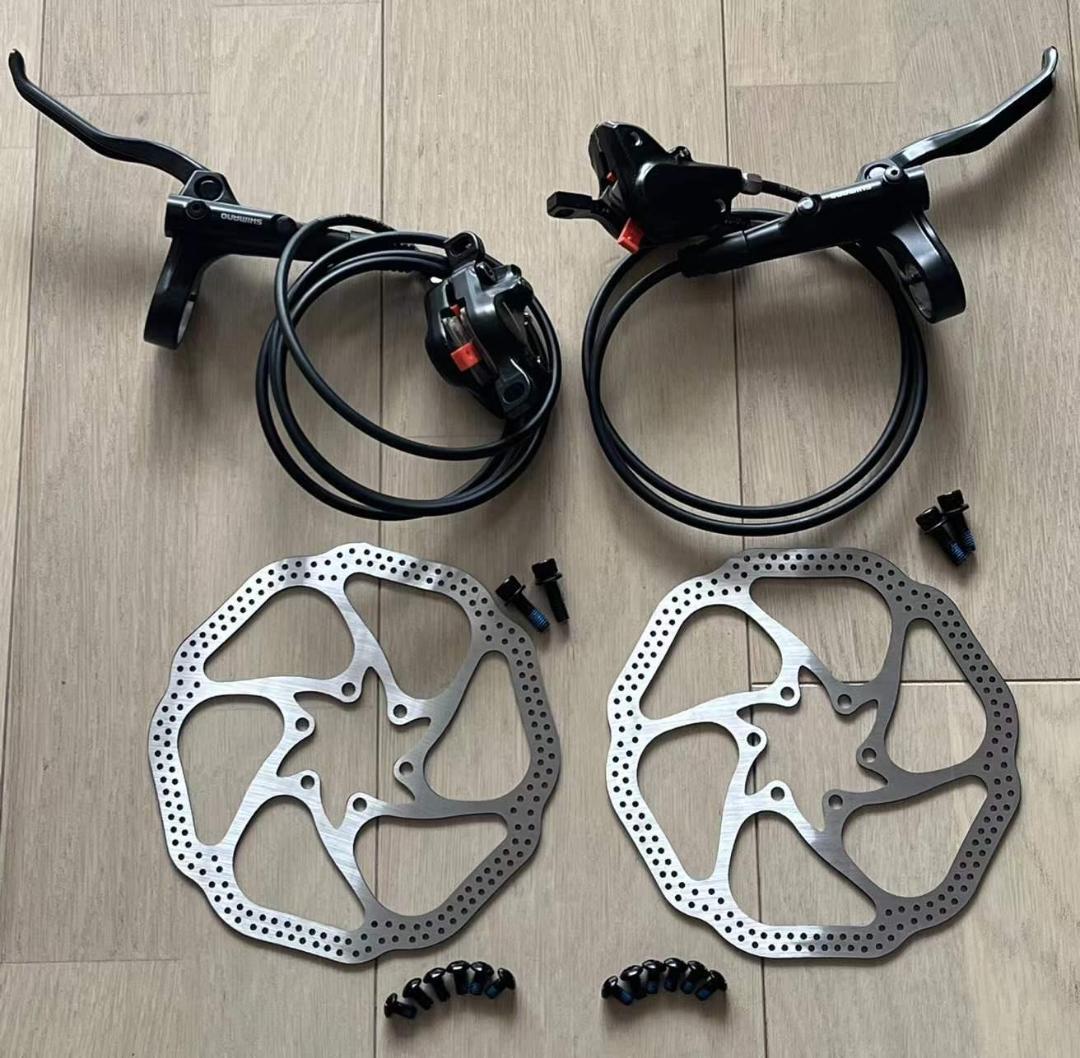 MT200シマノ油圧ディスクブレーキ+160ローター２枚