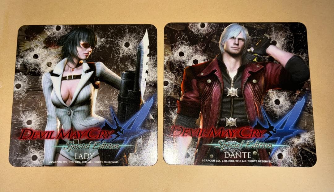 デビルメイクライ4 カプコンバー 限定 コースター ダンテ レディ