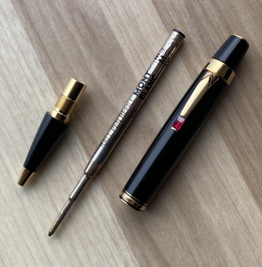 モンブラン ボエム ルージュ Rouge ゴールドｘブラックドイツ製 ボールペン