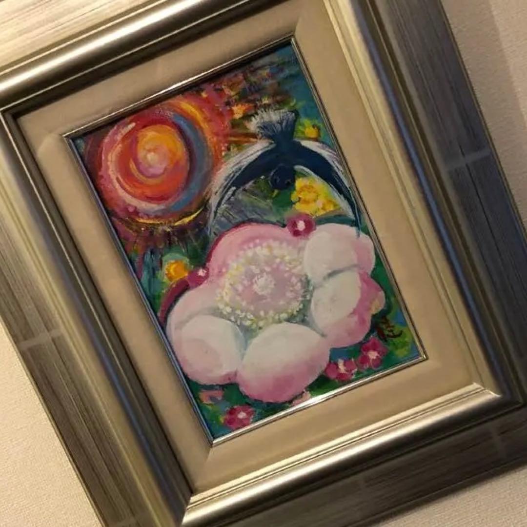 油絵 奥能登　成之坊佳子 優花誕生