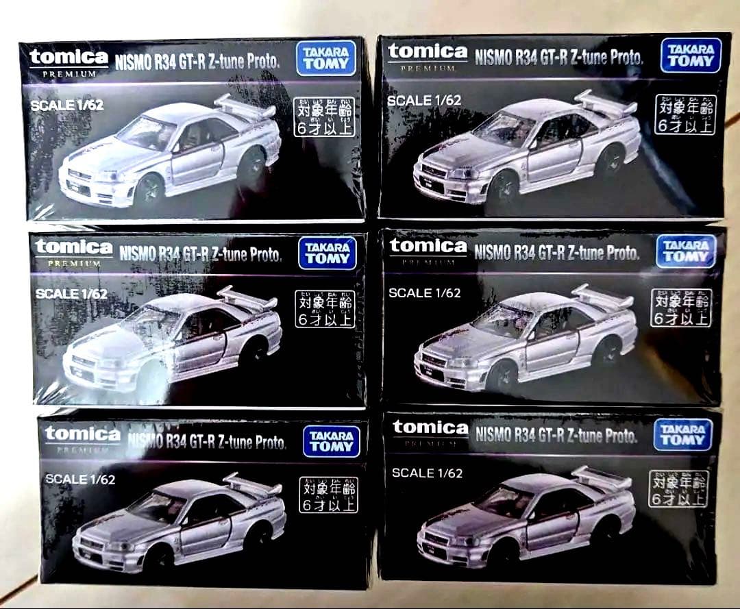 トミカプレミアム NISMO R34 GT-R Z-tune Proto 6台
