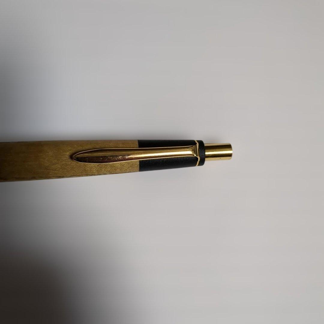 【美品】ボナンペン　槐　真鍮金具　シャープペン 0.5mm　箱付き