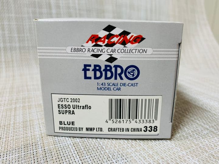 外箱未開封 エブロ 1/43 esso エッソ スープラ 2002 JGTC