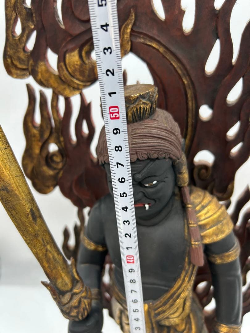 木造　不動明王像　古美術